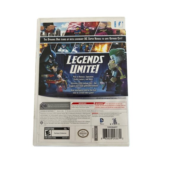 Lego Batman 2: DC Super Heroes Nintendo Wii Game With Case - Picture 4 of 4